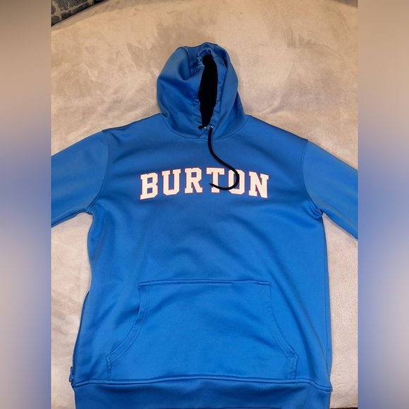 Burton Other - "Burton Ski and Snowboard Blue Fleece-Lined Water-Resistant Hoodie - Size Small"